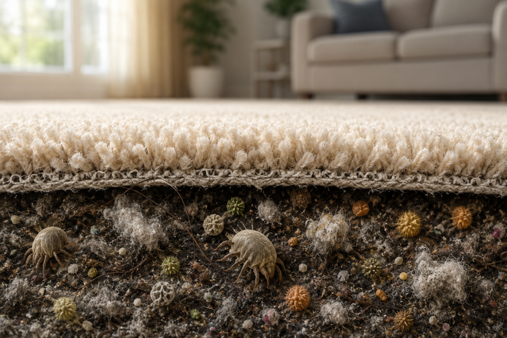 What Is Hiding in Your Carpet Common Allergens Found in Michigan Homes